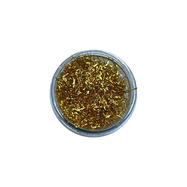 Fiber Flakes Gold Powder