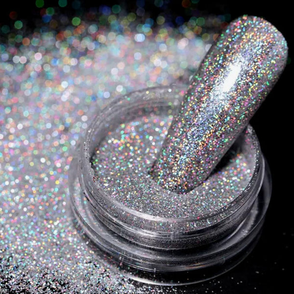 Silver holographic powder