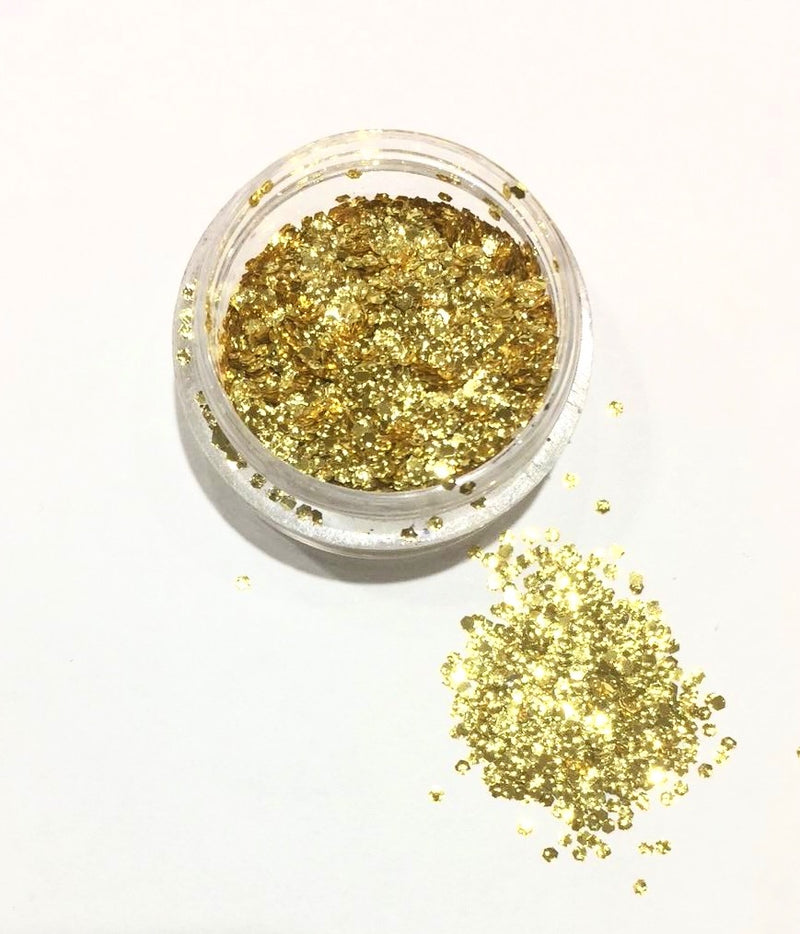 Paillettes gold luminose