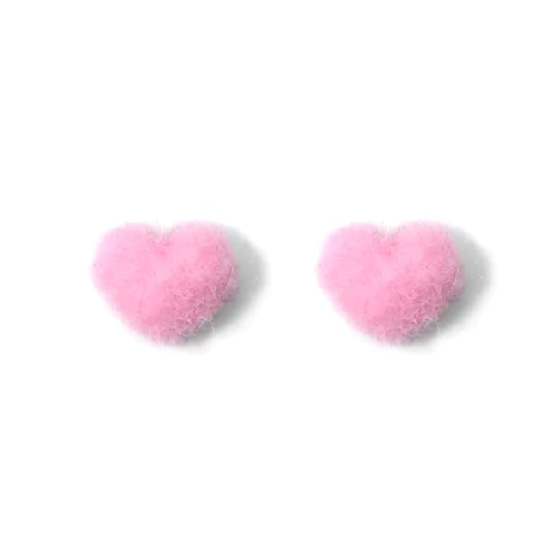 Pom Pom Heart for Nails - 2 pcs.