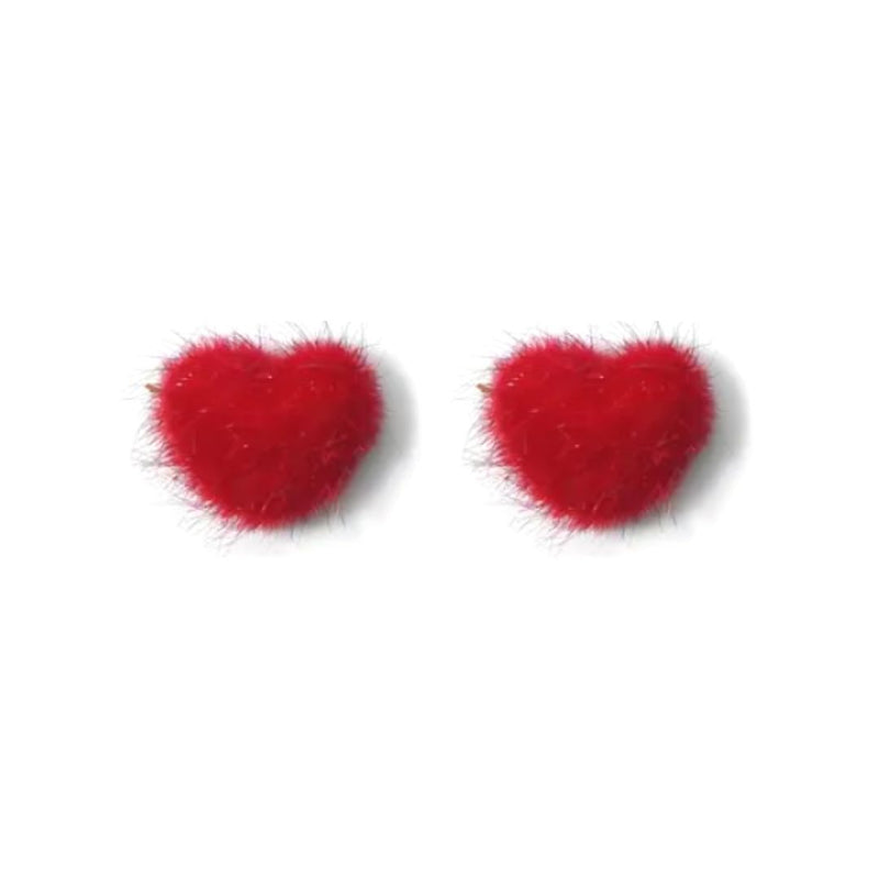 Pom Pom Heart for Nails - 2 pcs.