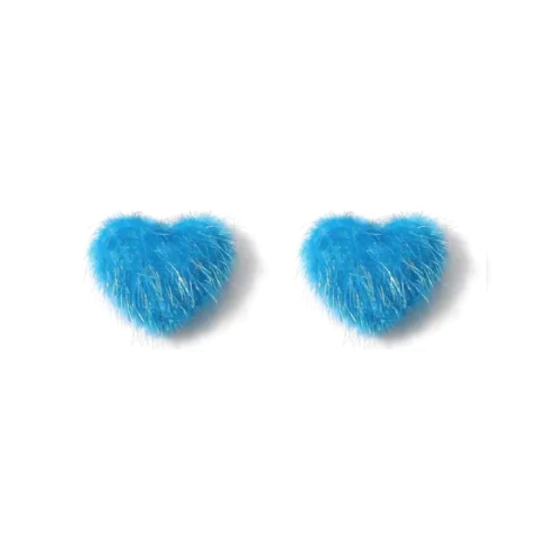 Pom Pom Heart for Nails - 2 pcs.